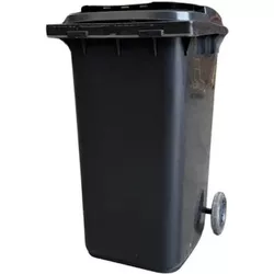 cumpără Coș de gunoi Hydro S Tomberon din plastic cu roti din cauciuc, 240 L, negru, 8001247 în Chișinău 