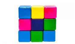 Кубики цветные (9 шт.) (605)