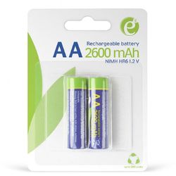 AA 2600mAh, Blister*2, Energenie, Ni-MH, EG-BA-AA26-01