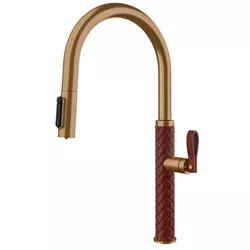 cumpără Bateria bucătărie Gessi 60934-431 Red Cherry/Warm Bronze Br în Chișinău 