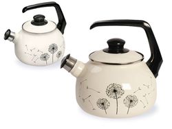 Ceainic emailat Papadie 2.5l, cu fluier