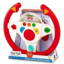 купить Музыкальная игрушка Battat BT1833 Jucărie Interactivă Muzicală Volan, cul. rosu, cod 61707 в Кишинёве 