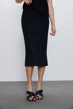 Юбка ZARA Чёрный 5644/035/800