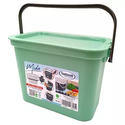 купить Урна для мусора Promstore 35797 Tontarelli Moda 5l, 27.2x17.5x18.5cm, fistic в Кишинёве 