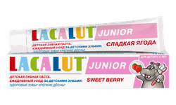 Детская зубная паста Lacalut Junior Sweet Berry, 75мл