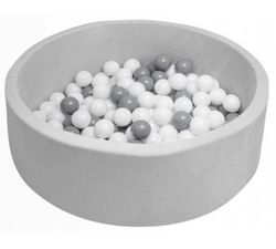 купить Игровой комплекс для детей New Baby 52588 Сухой бассейн серый в Кишинёве 