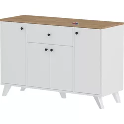 купить Шкаф Bofigo Буфет 12-47-41 Sapphire Oak/White в Кишинёве 