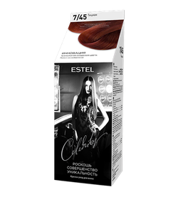 Краска для волос, ESTEL Celebrity, 125 мл., 7/45 - Тициан
