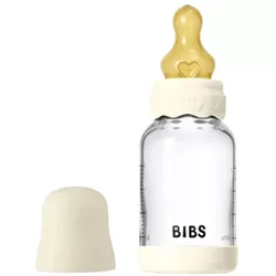 купить Поильник BIBS 50192216 Biberon din sticla anticolici Boheme Ivory cu tetina din latex 0+ luni, 120ml в Кишинёве 