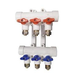 cumpără Accesoriu sisteme de încălzire MPN 20522 Colector PPR cu robineti la 3 cai, alb (MP-8505) în Chișinău 
