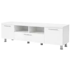 купить Тумба напольная для TV Mashtab S12546 Martello Alb Dublă (1800x430x470) в Кишинёве 