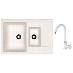 купить Мойка кухонная со смесителем Dr.Gans Astra 760K + SanDonna F 7073 alb в Кишинёве 