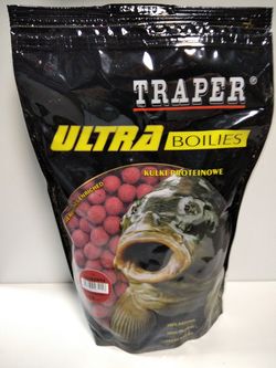 Ultra Boilies EXPERT Traper Клубника 16мм 1кг