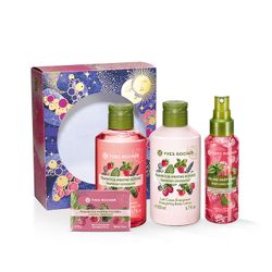 LES PLAISIRS NATURE - Set îngrijirea corpului Zmeură & Mentă