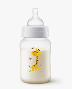 SCF821/12 Philips Avent Детская бутылочка Anti-colic, 260 мл, соска с медленным потоком, от 1 месяца