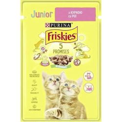 cumpără Hrană pentru animale de companie Purina Friskies Junior cons. p/u pisoi (pui) 85g (26) în Chișinău 