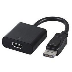 Adapter DP M to HDMI F  Cablexpert "A-DPM-HDMIF-002" Black Display port male to HDMI fem