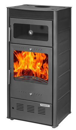 Печь твердотопливная 5065 ROSE OVEN с духовкой