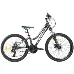 купить Велосипед Crosser LEVIN 26-4036-21-13 Black/Green в Кишинёве 
