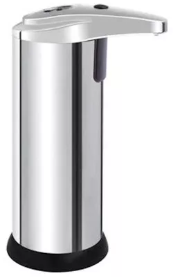 купить Дозатор для мыла Bisk 06672 automat lichid AS1, 200ml, crom в Кишинёве 