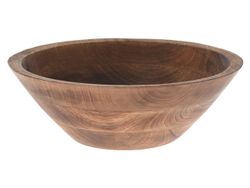 Блюдо из древесины манго "Конус" D30X10сm