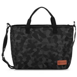 купить Сумка для мам Petite&Mars 505351 Bag Marble Black в Кишинёве 