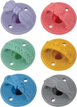 купить Пустышка Nuby NV02007S Силиконовый прорезыватель-пустышка (3m+) в Кишинёве 