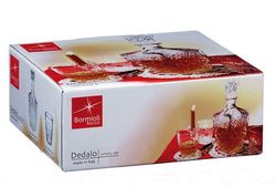 Набор штоф и 6 рюмок для виски Dedalo, подар упаковка