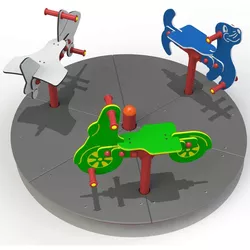 купить Детская площадка Copfer PTP078 Карусель (3 места) в Кишинёве 