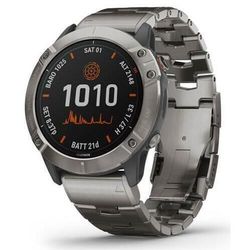 купить Смарт часы Garmin fenix 6X Pro Solar Edition titanium with vented titanium bracelet в Кишинёве