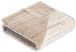 cumpără Textile de casă Ibena 3421/380 Jacquard Decke Minuf Beige/grey în Chișinău 
