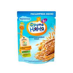 Кашка безмолочная ФрутоНяня мультизлаковая, 200г