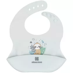 купить Слюнявчики Kikka Boo 31303030027 Baveta din silicon Savanna Friends Blue в Кишинёве 