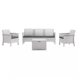 cumpără Set mobilier de grădină Bica Venezia 3 White în Chișinău 