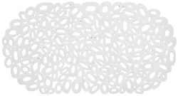 cumpără Covoraș de baie Bisk 08464 antiderapant GRAVA ECO 68/36 alb în Chișinău 