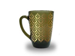Чашка стеклянная 300ml GI Verso Design "Ростки"