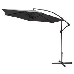 cumpără Umbrelă de gradină Hydro S 0431102, suspendată, Antracit în Chișinău 