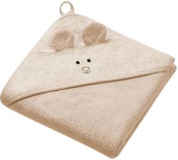 купить Аксессуар для купания BabyOno 1553/06 Prosop din bambus de baie cu gluga maro 100x100 в Кишинёве 