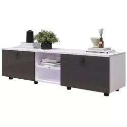 купить Тумба напольная для TV Mobildor-Lux ZEN (180x35x38H cm) PAL 8681, MDF SL-09 в Кишинёве 