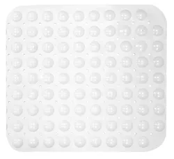 cumpără Covoraș de baie Bisk 71377 Covoras dus antiderapant, 55x55, alb în Chișinău 