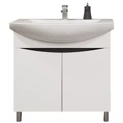 cumpără Dulap pentru lavoar Bayro Elara Duo под умыв. Zenon 860 белый мат în Chișinău 