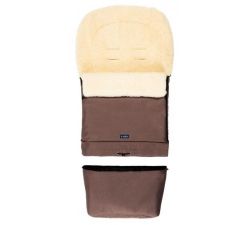 Конверт для коляски из натуральной шерсти Womar Zaffiro Sleep&Grow Wool Chocolate