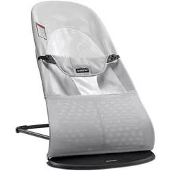 купить Детское кресло-качалка BabyBjorn 005029A Balance Silver White Mesh в Кишинёве 