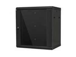 19" 47U Standard Floor Rack, SN-ROCK 47U-06-10-ДП-ДП-РТ-4ПГ, 600х100х2235*, Perforated Door, Black
