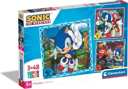 cumpără Puzzle Clementoni Puzzle 3x48 Square Sonic (25320) în Chișinău 