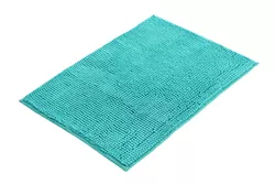 cumpără Covoraș de baie Bisk 07896, CHENILLE albastru, 60x40 în Chișinău 