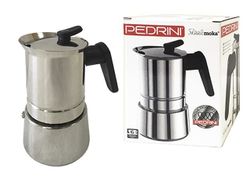 Ibric de cafea pentru 6 cani Pedrini Caffe, din inox