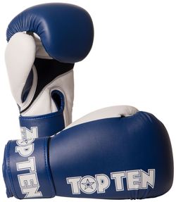 Mănuși de box TOP TEN -  „XLP“ Albastru 12OZ
