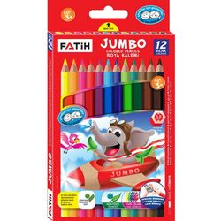 Карандаши цветные Fatih Jumbo 12 цветов