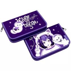 купить Школьный пенал Erich Krause 59908 Penar 135x205x30mm Space Anime в Кишинёве 